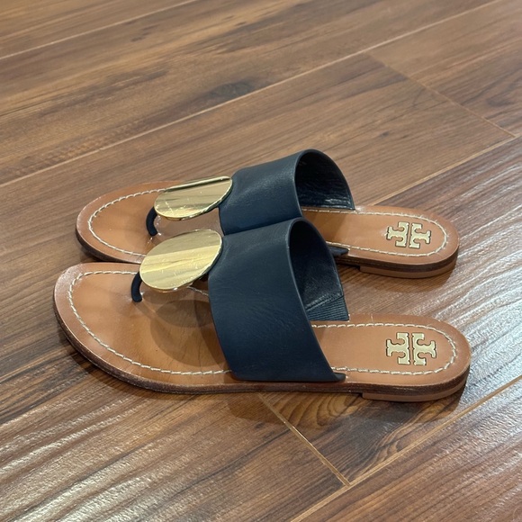 Tory Burch black/gold Sandal - Picture 5 of 8